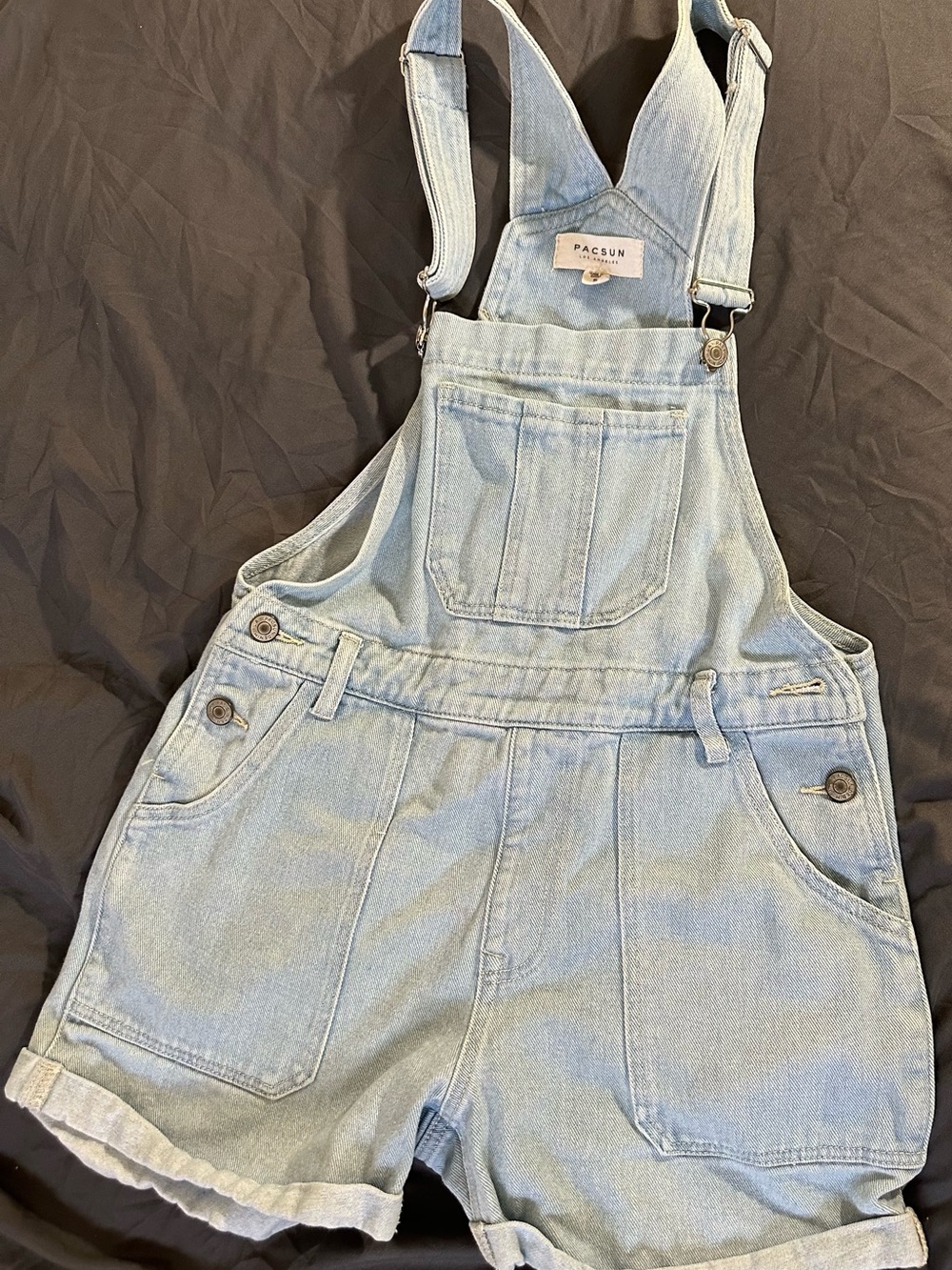 PacSun Light Blue Denim Overalls